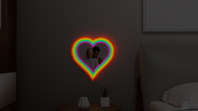 Load image into Gallery viewer, photo frame lgbt neon lights