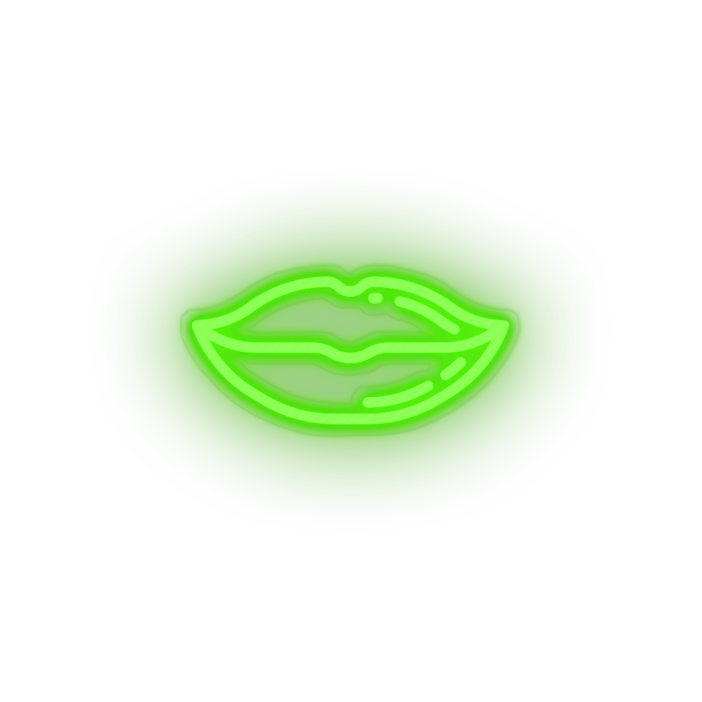 lips Kiss lips love mouth relationship romance valentine day Neon led factory