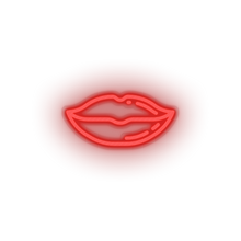 Load image into Gallery viewer, red lips led kiss lips love mouth relationship romance valentine day neon factory