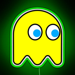 Little Ghost vintage Video games Retro gaming RGB neon sign green