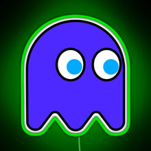 Load image into Gallery viewer, Little Ghost vintage Video games Retro gaming RGB neon sign green
