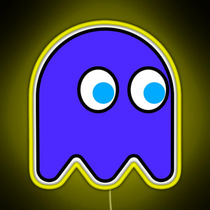 Little Ghost vintage Video games Retro gaming RGB neon sign yellow