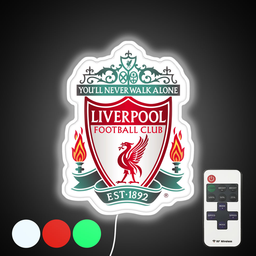 Liverpool Logo Neon Sign Made with LED