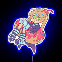 Load image into Gallery viewer, Maka Donut RGB neon sign blue