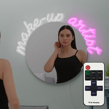 Load image into Gallery viewer, DIY mirror neon sign