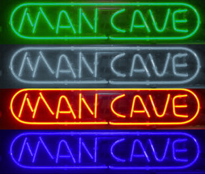 Mancave word neon sign for mancave