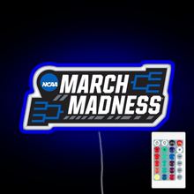 Load image into Gallery viewer, March Madness RGB neon sign remote