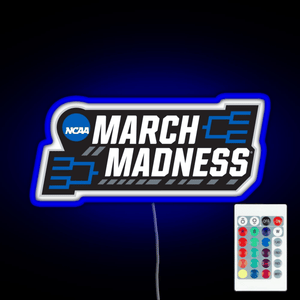 March Madness RGB neon sign remote