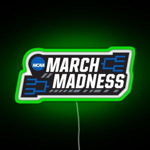 March Madness RGB neon sign green