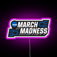 Load image into Gallery viewer, March Madness RGB neon sign  pink