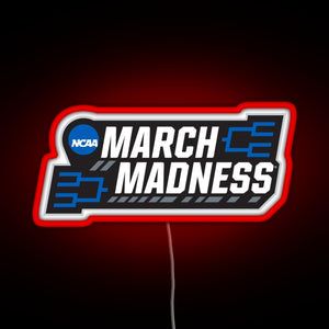 March Madness RGB neon sign red