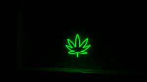 marijuanna neon sign