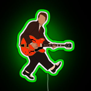 Marty McFly RGB neon sign green