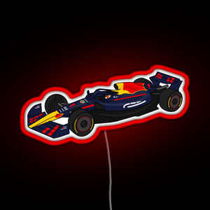 Max Verstappen 1 RedBull Formula One Race Car RGB neon sign red