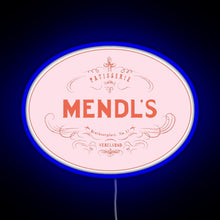 Load image into Gallery viewer, Mendl s Patisserie RGB neon sign blue
