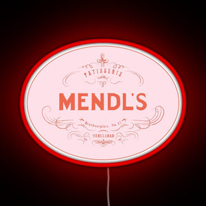 Mendl s Patisserie RGB neon sign red