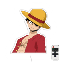 Load image into Gallery viewer, Luffy poster neon