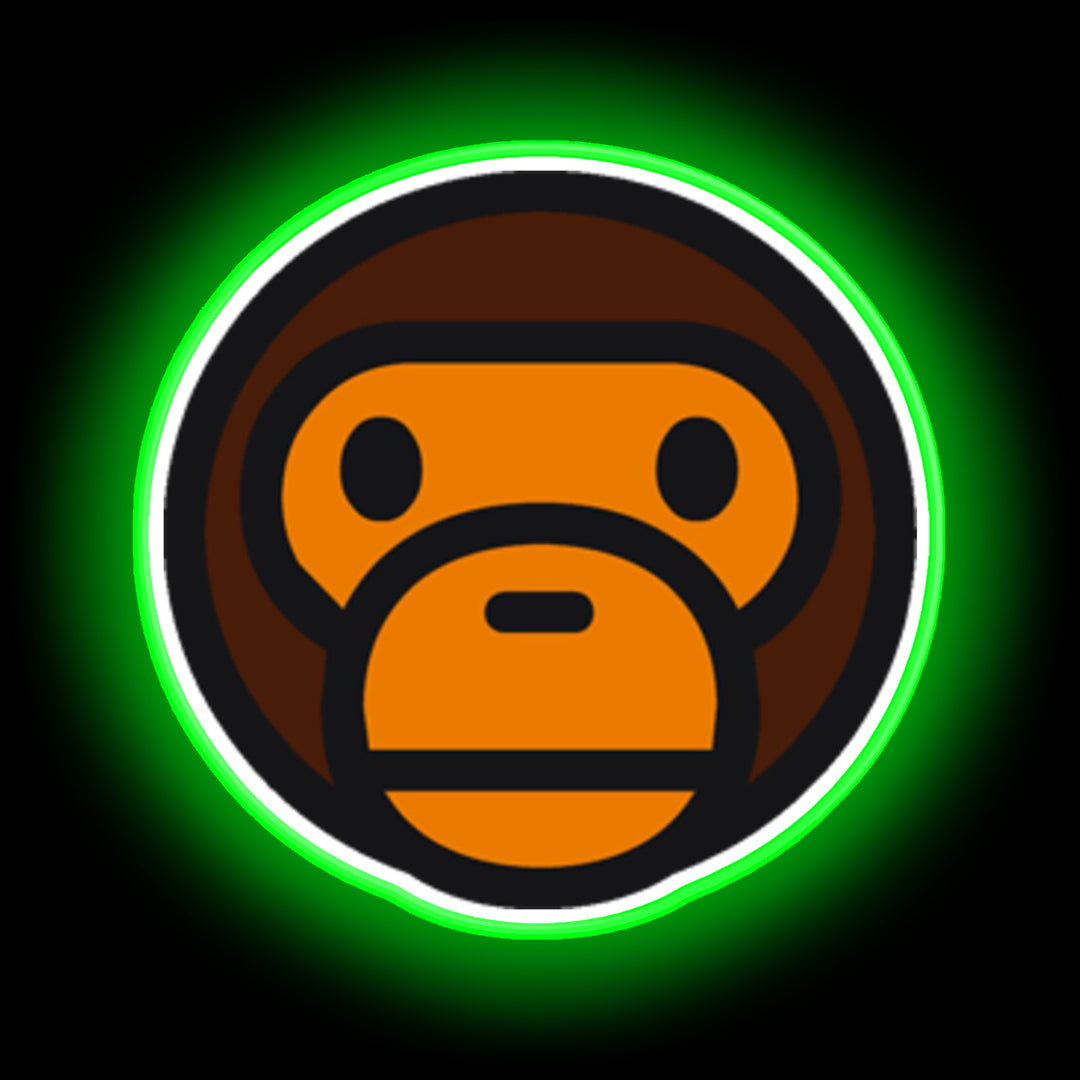 Load image into Gallery viewer, Monkey Bape neon sign