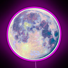 Load image into Gallery viewer, Moon RGB neon sign  pink