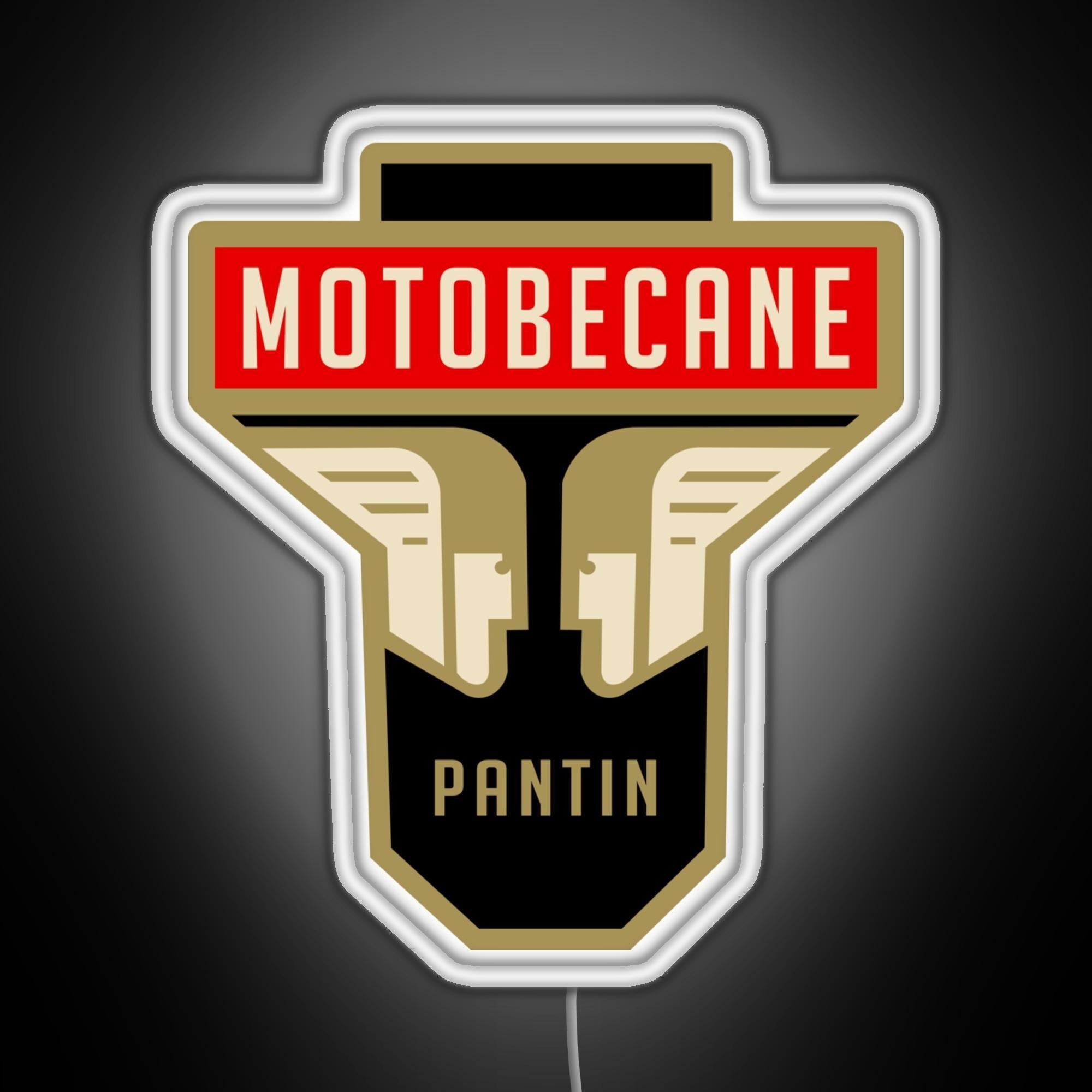 MOTOBECANE Sticker vinyle laminé ( optical illusion MOTOBECANE Sticker vinyle laminé ( optical illusion