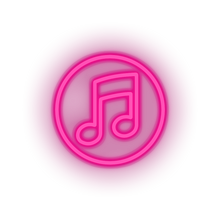 Load image into Gallery viewer, pink music social network brand logo led neon factory