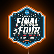 Load image into Gallery viewer, NCAA Men s Final Four 2023 Houston Basketball RGB neon sign orange