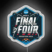 Load image into Gallery viewer, NCAA Men s Final Four 2023 Houston Basketball RGB neon sign white 
