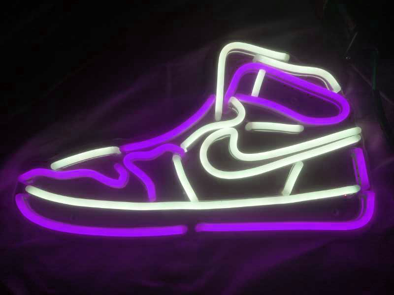 Neon jordan light deals