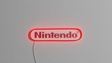 Load image into Gallery viewer, Nintendo red logo neon sign