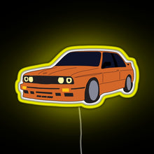 Load image into Gallery viewer, Nostalgia Ultra Frank Ocean RGB neon sign yellow