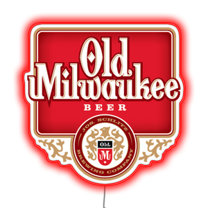 Old Milwaukee Beer led wall