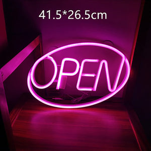 cheap open led waall sign
