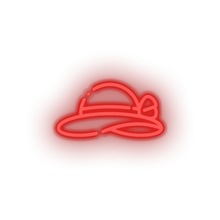 Load image into Gallery viewer, red pamela_hat led beach cap fashion holiday pamela hat summer vacation neon factory