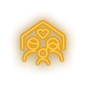 parent family person human house children home parents child heart kid baby Neon led factory