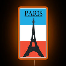 Load image into Gallery viewer, Paris RGB neon sign orange