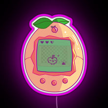 Load image into Gallery viewer, Peachy Tamagotchi RGB neon sign  pink