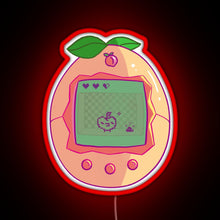 Load image into Gallery viewer, Peachy Tamagotchi RGB neon sign red