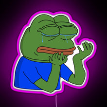 Load image into Gallery viewer, PepeHands RGB neon sign  pink