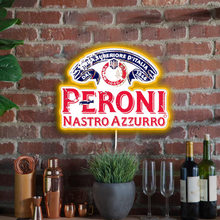 Load image into Gallery viewer, Peroni neon sign Yellow