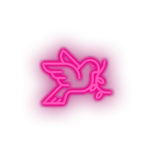 Load image into Gallery viewer, pink pigeon led bird dove love pigeon relationship romance valentine day neon factory