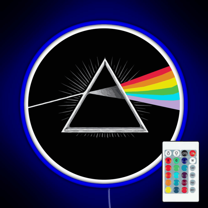 Pink Floyd RGB neon sign remote