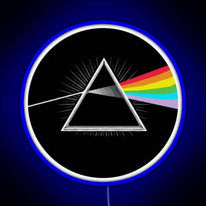 Pink Floyd RGB neon sign blue