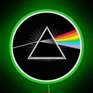 Pink Floyd RGB neon sign green