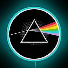 Load image into Gallery viewer, Pink Floyd RGB neon sign lightblue 