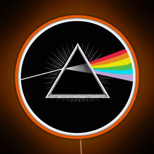 Load image into Gallery viewer, Pink Floyd RGB neon sign orange