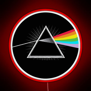 Pink Floyd RGB neon sign red