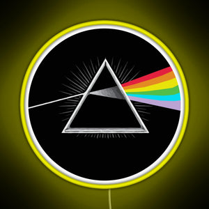 Pink Floyd RGB neon sign yellow