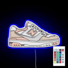 Load image into Gallery viewer, Pink New Balance 550 RGB neon sign remote