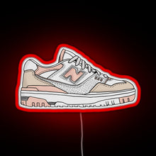 Load image into Gallery viewer, Pink New Balance 550 RGB neon sign red