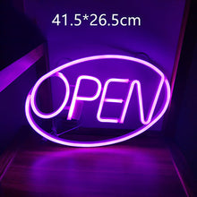 Load image into Gallery viewer, mancave open neon led sign
